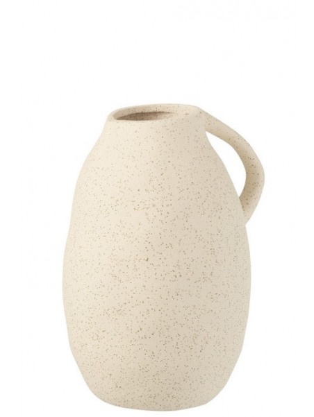 Vase en verre moucheté et marbré bleu | Selency